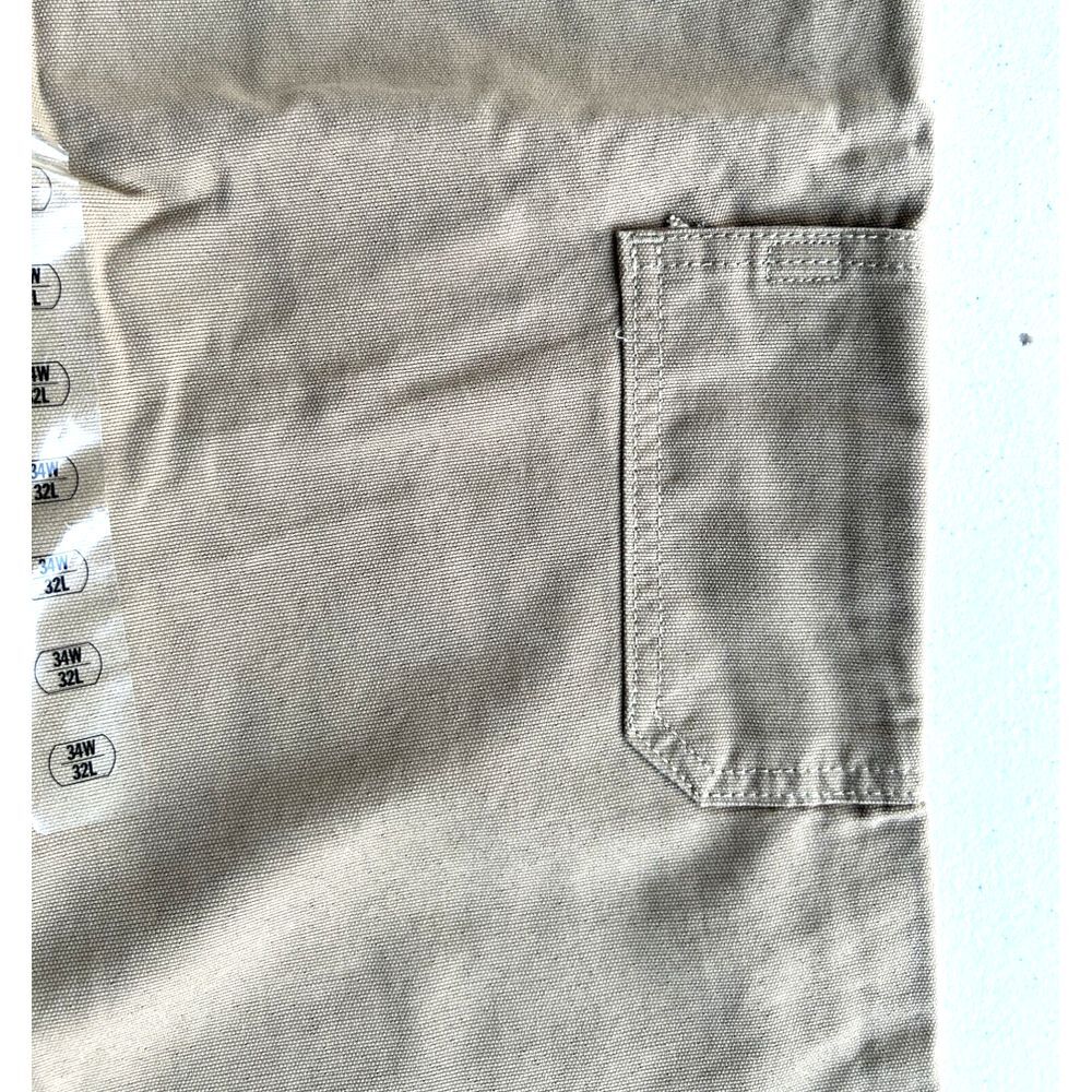 Columbia Men's ROC II Pants Men's 34 X 32 Khaki 100% Cotton Lined Straight Leg - Picture 14 of 16